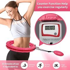 【新品・未使用】ダイエット カウンター付きスマートフラフープの画像