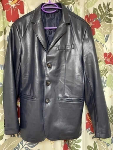 【羊革　ジャケット】サイズL  本革　ラムレザージャケット　レザージャケット