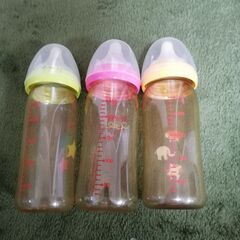 ピジョンの哺乳瓶(240ml)3個セット-2の画像