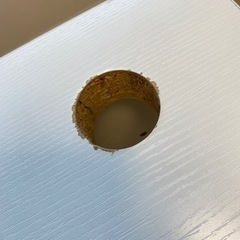 ホワイトデスク　長机の画像