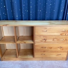 【セット購入で無料】システムベッド　引き出し棚