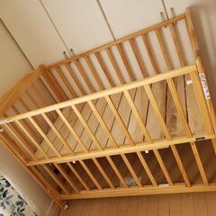 0円　カトージ　ベビーベッド　(レギュラーサイズ)の画像