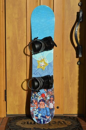 スノボ　ジュニア用板　バートンチョッパー１１４ｃｍ（XDSﾋﾞﾝﾃﾞｨﾝｸﾞｾｯﾄ）