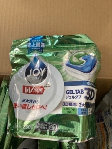 【お話し中】Ｐ＆Ｇ　ジョイ　Ｗ除菌　ジェルタブ３Ｄ　食器洗い乾燥機用　１６個入り × 6袋