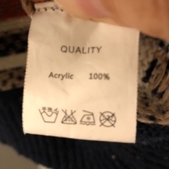 【ドタキャンされたため取引再開】ノルディック柄 リブニット セーター 柄 ネイティブ ボヘミアンの画像