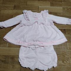 【値下げ】mezzopiano上下セット　80センチ