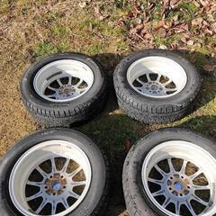 215/60R/16　スタッドレスタイヤ　ホイル　4本セット　VW シャラン等の画像