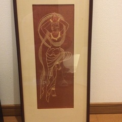 飛天像　原画吉岡堅ニを西陣折で再現