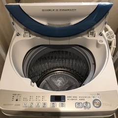 《お譲り先決まりました》SHARP 全自動電気洗濯機