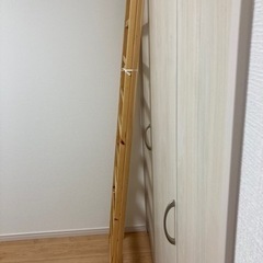 【2本セット】無印良品　パイン材ユニットシェルフ　帆立ワイド大の画像