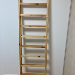 【2本セット】無印良品　パイン材ユニットシェルフ　帆立ワイド大