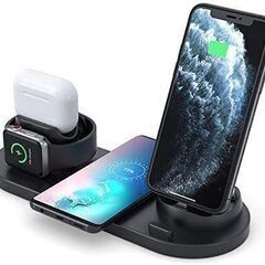 ワイヤレス充電器 未開封新品　急速充電 QI充電器 6in1 ハ...