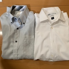 ワイシャツ　ブリックハウス　ザラ　ZARA スリムフィット　2枚