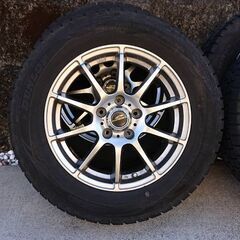 値下げダンロップ215/60R16 スタッドレスタイヤ4本 