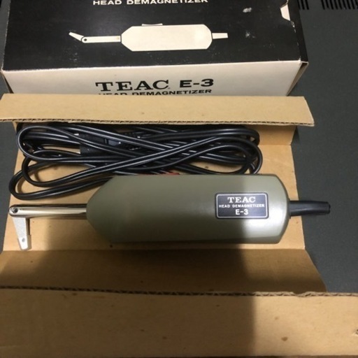 TEAC E-3 ヘッドイレーサー　ヘッド消磁器
