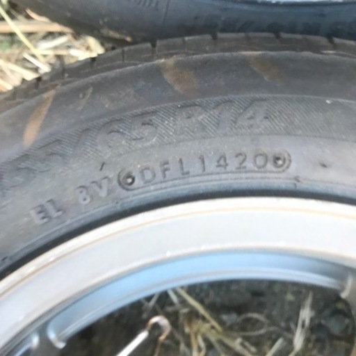155／65R 14 アルミホイール　タイヤセット
