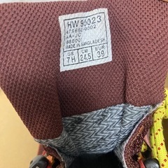 登山靴 トレッキングシューズハイキング 富士登山　24.5cmの画像