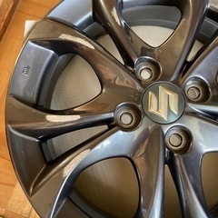 スズキＭＡ15Ｓ　ソリオ　バンディット純正15インチアルミホイールのみ4本 15x4.5j+45 4H-100 54mmハブの画像
