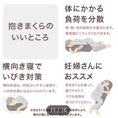 ニトリ　頭も支える抱き枕の画像