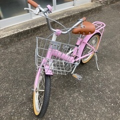 ★子供(未就学)用自転車★16インチ★補助輪あり★練習用に如何で...