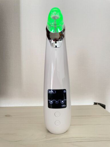 【配送・直接引渡OK】管理番号：H-66  毛穴吸引器　フェイスケア　レベル5段階　ヘッド5種類　肌質にあわせて調整可　全長約19.8cm