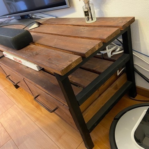テレビボード 幅約180cm TV ラック テレビ台 インダストリアル ビンテージ ヴィンテージ メンズ