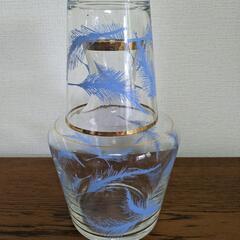 グラスと水差しセット　初夏に涼しげの画像