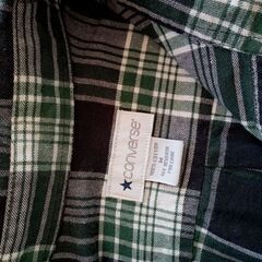 コンバースチェックシャツMサイズの画像