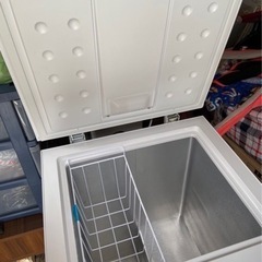 【美品】アイリスオーヤマ　上開き冷凍庫の画像