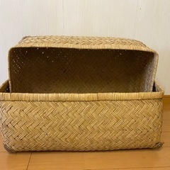 【希少/昭和レトロ】柳こおりセット 収納 アンティーク
