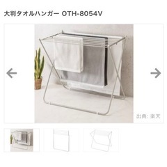 ニトリ 大判タオルハンガーの画像