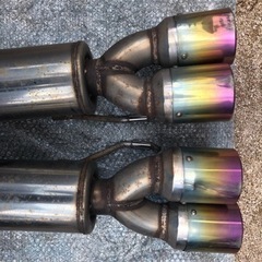 y50 フーガ　ロッソモデロ（rosso/modello）チタンテールマフラーの画像