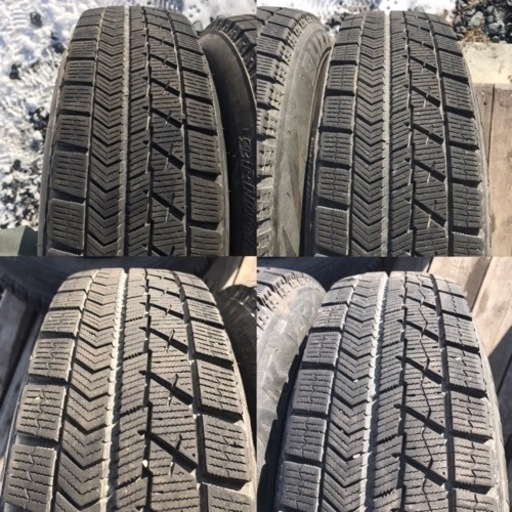 ブリヂストン165/80R13  VRX  アルミホイールセット