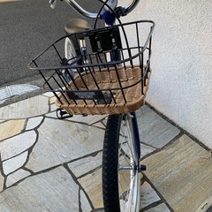 【自転車】ネイビー18インチ（防犯登録あり）の画像