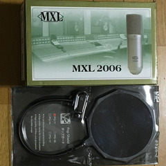 音楽機材他4点セット アナログミキサー　マイク ケーブル ポップガードの画像