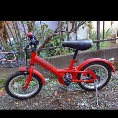 赤い自転車