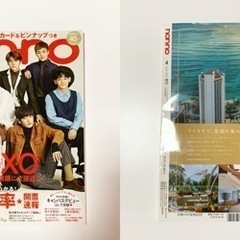 nonno EXO特集 ポストカード＆ピンナップつき 雑誌の画像