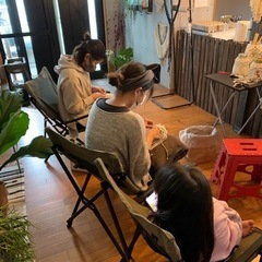 参加費¥1500！　マクラメワークショップ　選べるタペストリーの画像