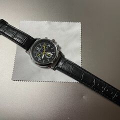【配送・直接引渡OK】管理番号：L-40 未使用品　シンプルデザイン　革ベルト　ベルトの幅：約２cm ・文字盤の幅：約４cmの画像