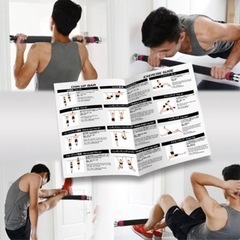 懸垂用突っ張り棒 自宅トレーニングの画像