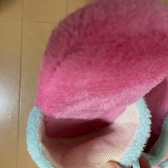 ガーリー　ボア　スリッパ　美品　の画像