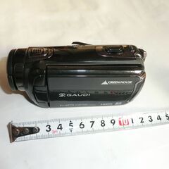 ⭐ビデオカメラ、コンパクトサイズ、グリーンハウス⭐乾電池式で安心、SDはつきません、動作確認（Green House） GAUDI ⭐HDビデオカメラ GHV-DV25HDA⭐安心の 乾電池式ビデオカメラ、👉お問い合わせ前にプロフィールをお読み下さい。の画像