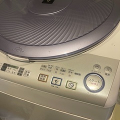 SHARP乾燥プラズマクラスター付　洗濯機の画像