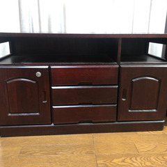 【譲渡者決定】テレビ台　ローチェスト　民芸家具風