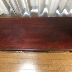 【譲渡者決定】テレビ台　ローチェスト　民芸家具風の画像