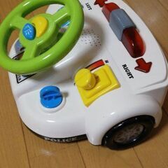 お巡りさんになりきり　パトカーの画像