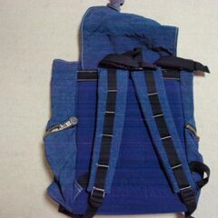 リュックサック(青)の画像