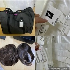 ウェディングドレス　ワタベウェディング　美品　Aライン　ウィッグ　付属品付きの画像