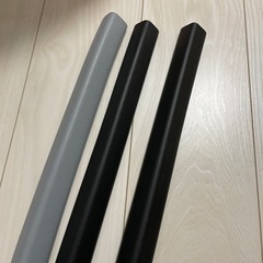 安心クッション　角当て材　90センチ　3本　グレーとブラック