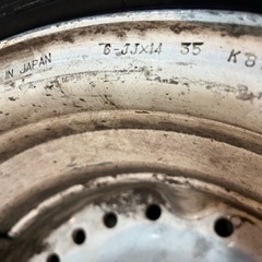 超希少　ブリヂストン スーパーラップ　PCD100 6J＋35 14インチの画像
